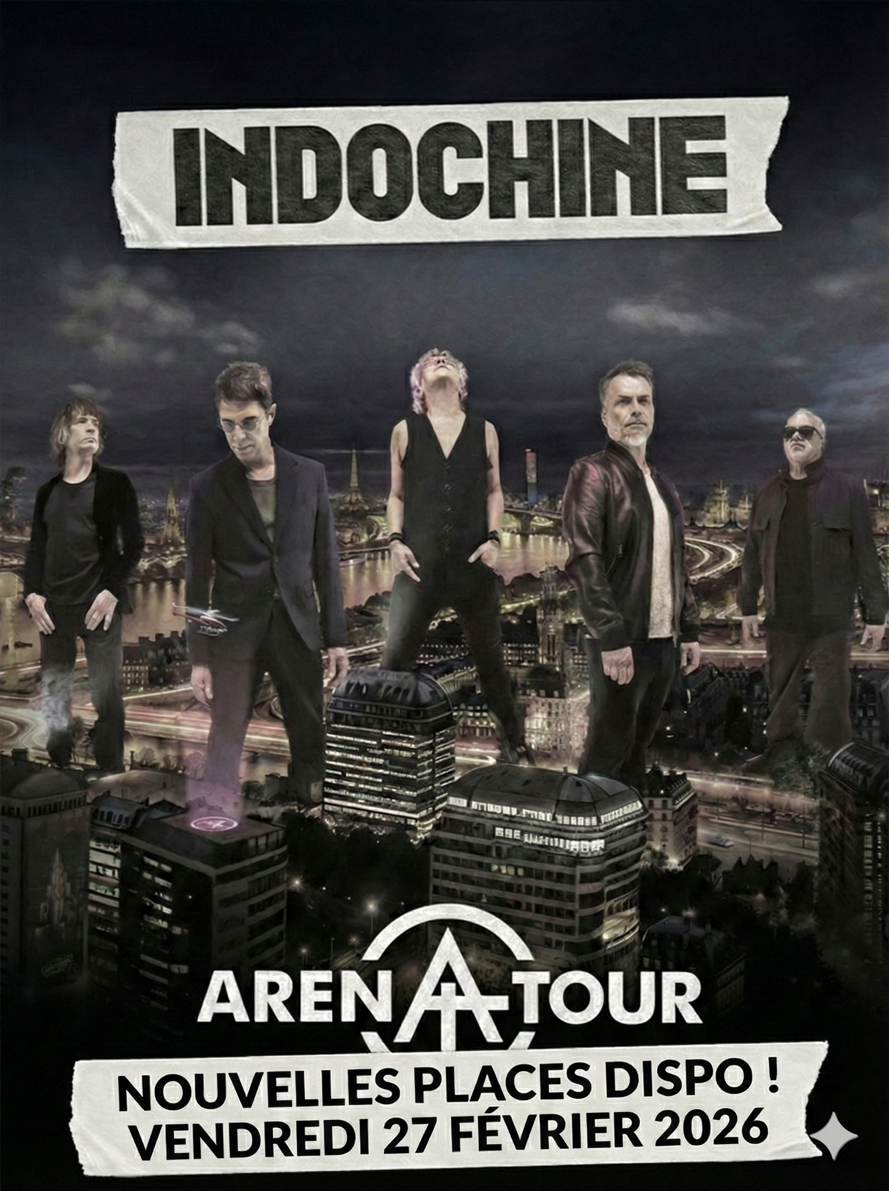 INDOCHINE ACCOR ARENA 27 FÉVRIER 2026