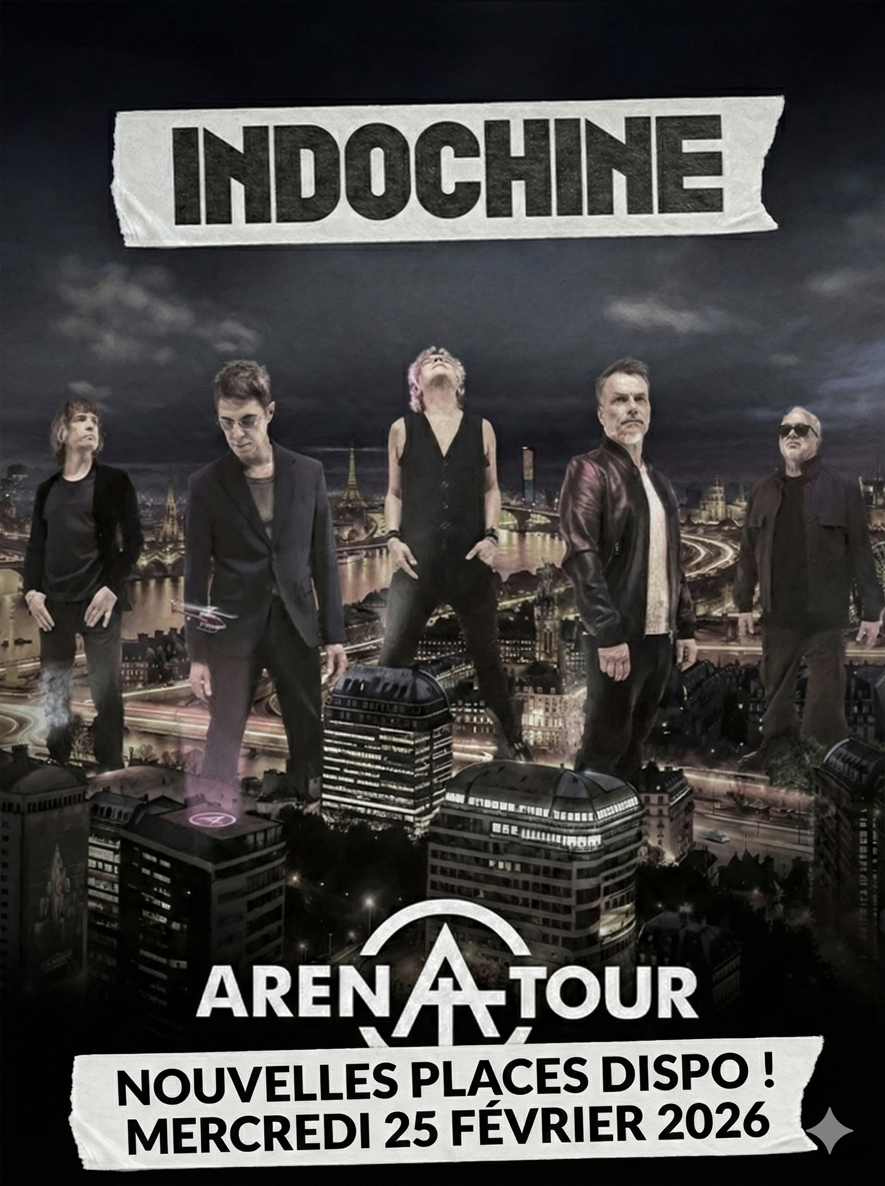 INDOCHINE ACCOR ARENA 25 FÉVRIER 2026