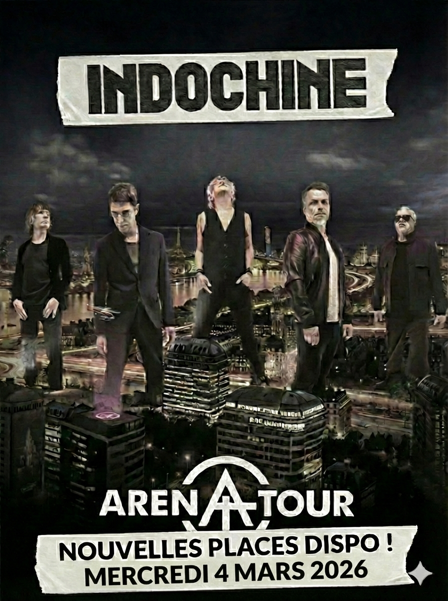 INDOCHINE ACCOR ARENA 4 MARS 2026